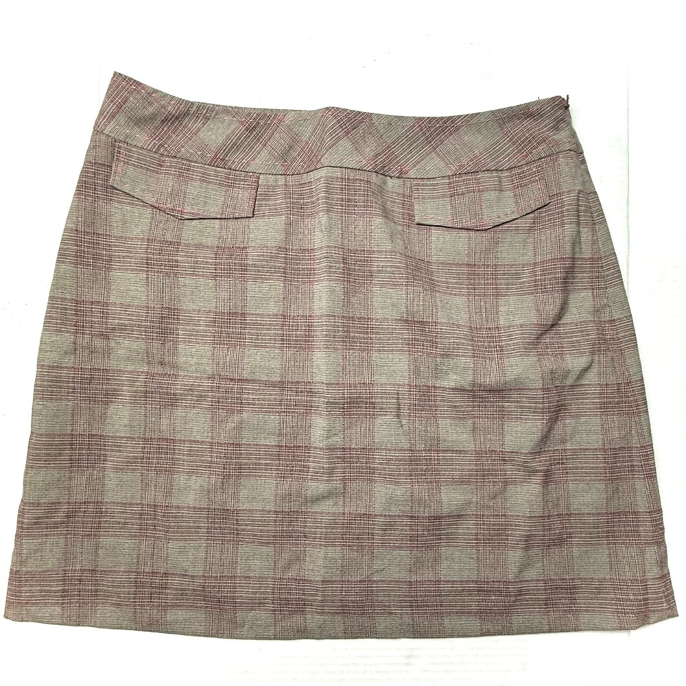 Vintage Geoffrey‎ Beene Sport Women’s 12 Plaid Mini Skirt Lined Pockets Zip Y2K